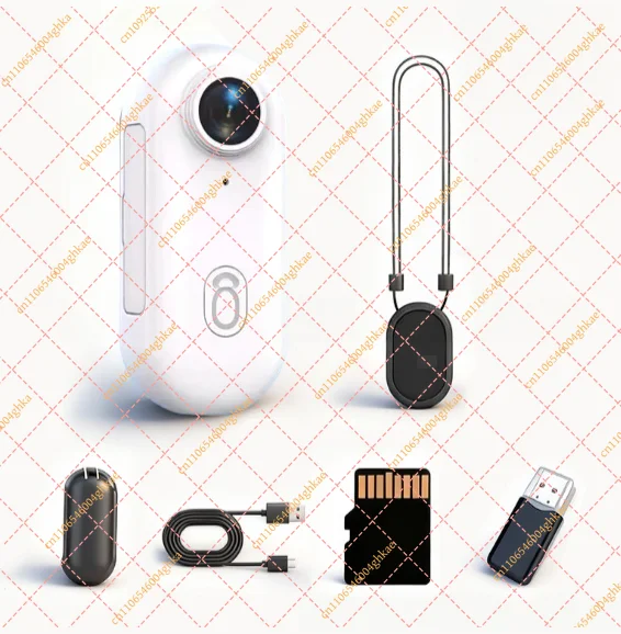 Mini Thumb Sports Camera, 1080P WiFi Magnetic Vlog Recorder, Portable Back Clip Pet Action Camera