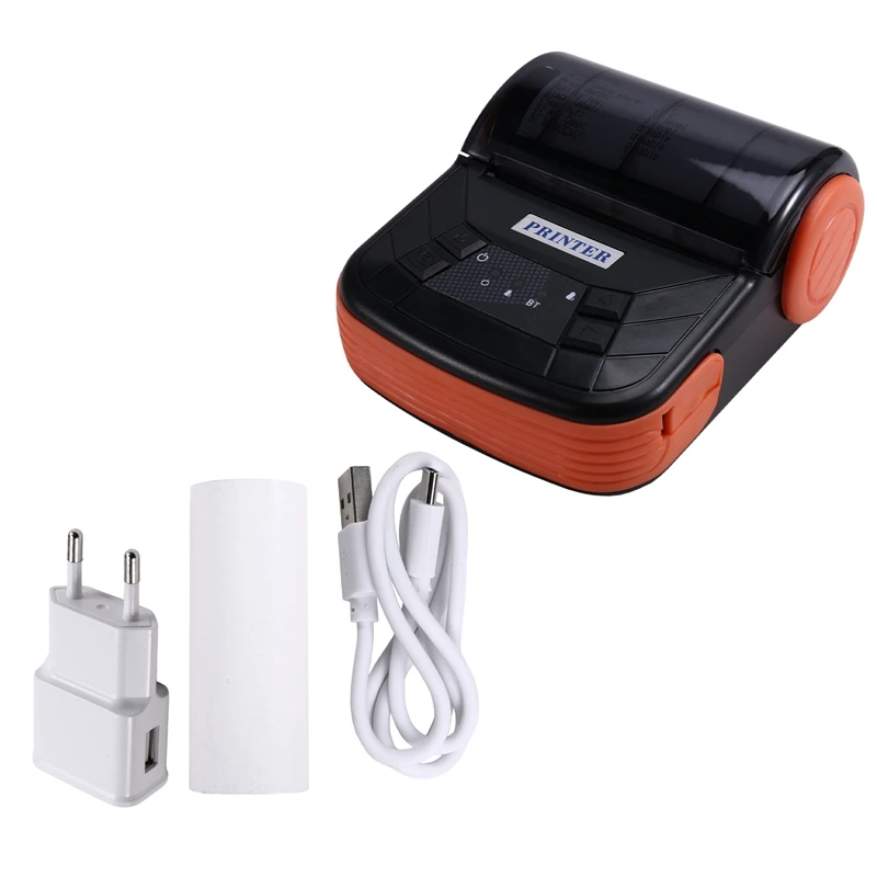 MAKE Portable-High-Speed-Bluetooth-Printer-Mini-Thermal-Inkless-Printer-Long-Battery-Life-For-Android,-IOS,-Windows-EU-Plug
