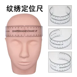 Microblading 10pcs Eyebrow Stencil Grooming Brow Semi Permanent Makeup Ruler Measure Tools Shaping Styling Eyebrow Template