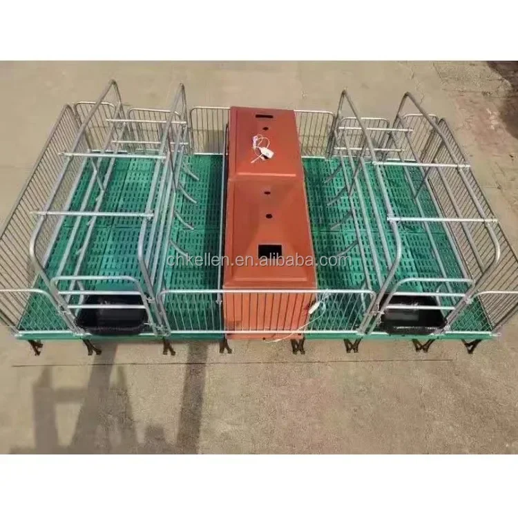 Pig Production Breeding Bed Farrowing Bed Farrowing Crate Prices Animal Cages Waterproof Mesh Pig Crate for Animal Farming