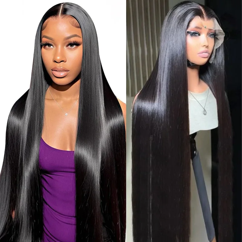 HD Transparent 13x4  Body Wave Lace Front Wig Pre Plucked 360 Lace Frontal Wig Human Hair Wigs For Women 5x5 Closure Wig