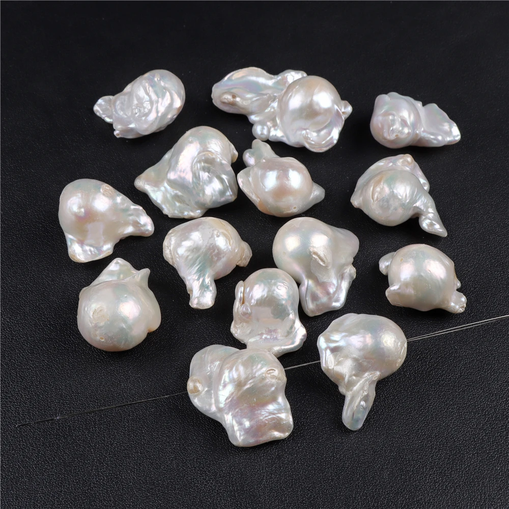 Genuine Irregular Natural Pearl Beads High Quality Baroque Pearl Charms Beads For Jewelry Making Necklace DIY Pendant Earrings