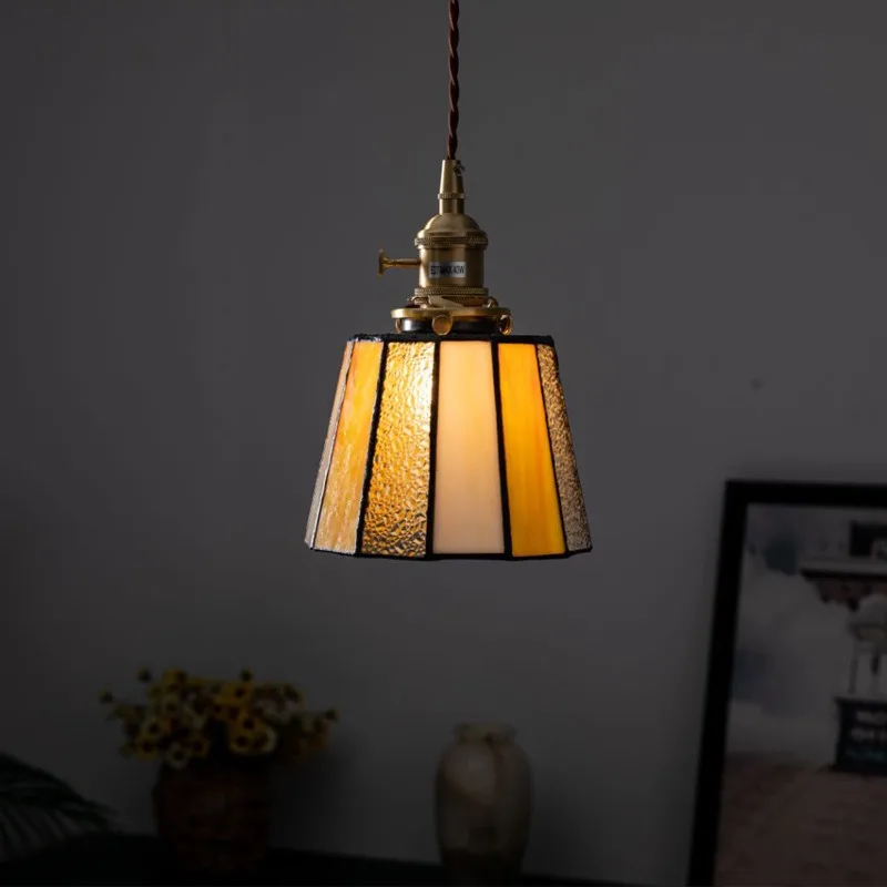 

Mid Century American Retro Glass Mini Pendant Light for Bedroom Hallway Store Balcony Home Decor Novelty Lighting LED
