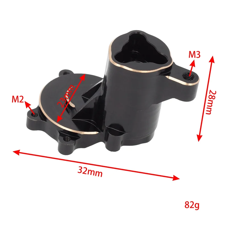 

A15M 10Pcs Brass Front and Rear Portal Housing Set for Redcat GEN8 GEN 8 1/10 RC Crawler Car Upgrades Parts Accessories,1