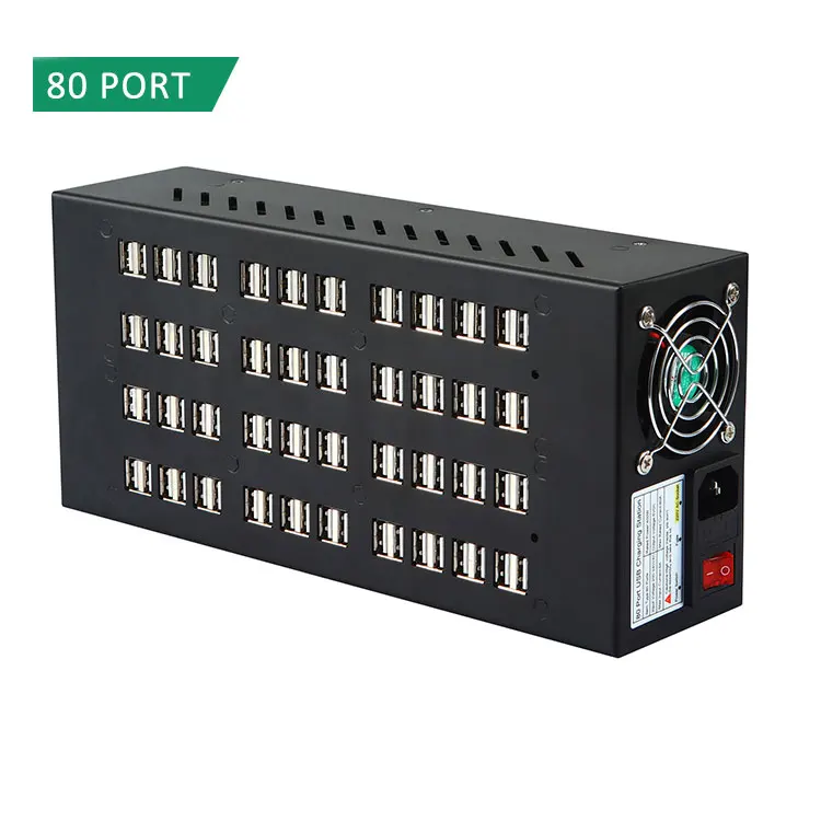 

Easy and convenient USB multi port data hub 80 ports charger