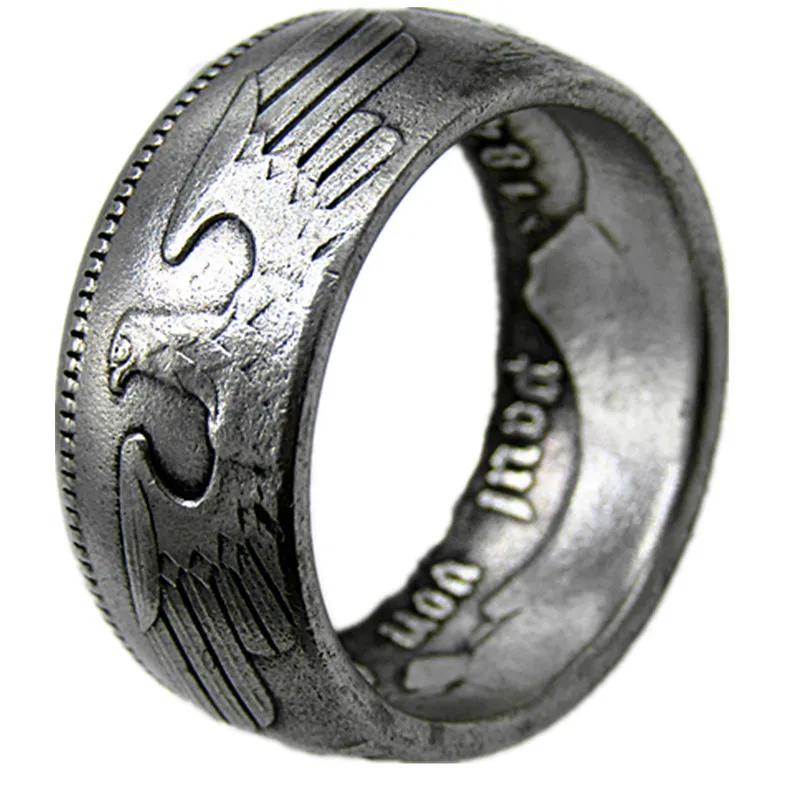 Germany Silver Coin Ring 5 MARK Copper-nickel Alloy Coin Ring Handmade In Sizes 7-12