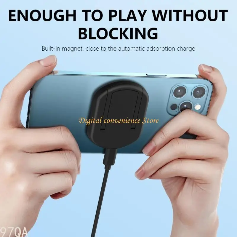 97QA شاحن لاسلكي أنيقة متعددة الوظائف Stand Stand 3-in-1 رف محطة شحن مغناطي