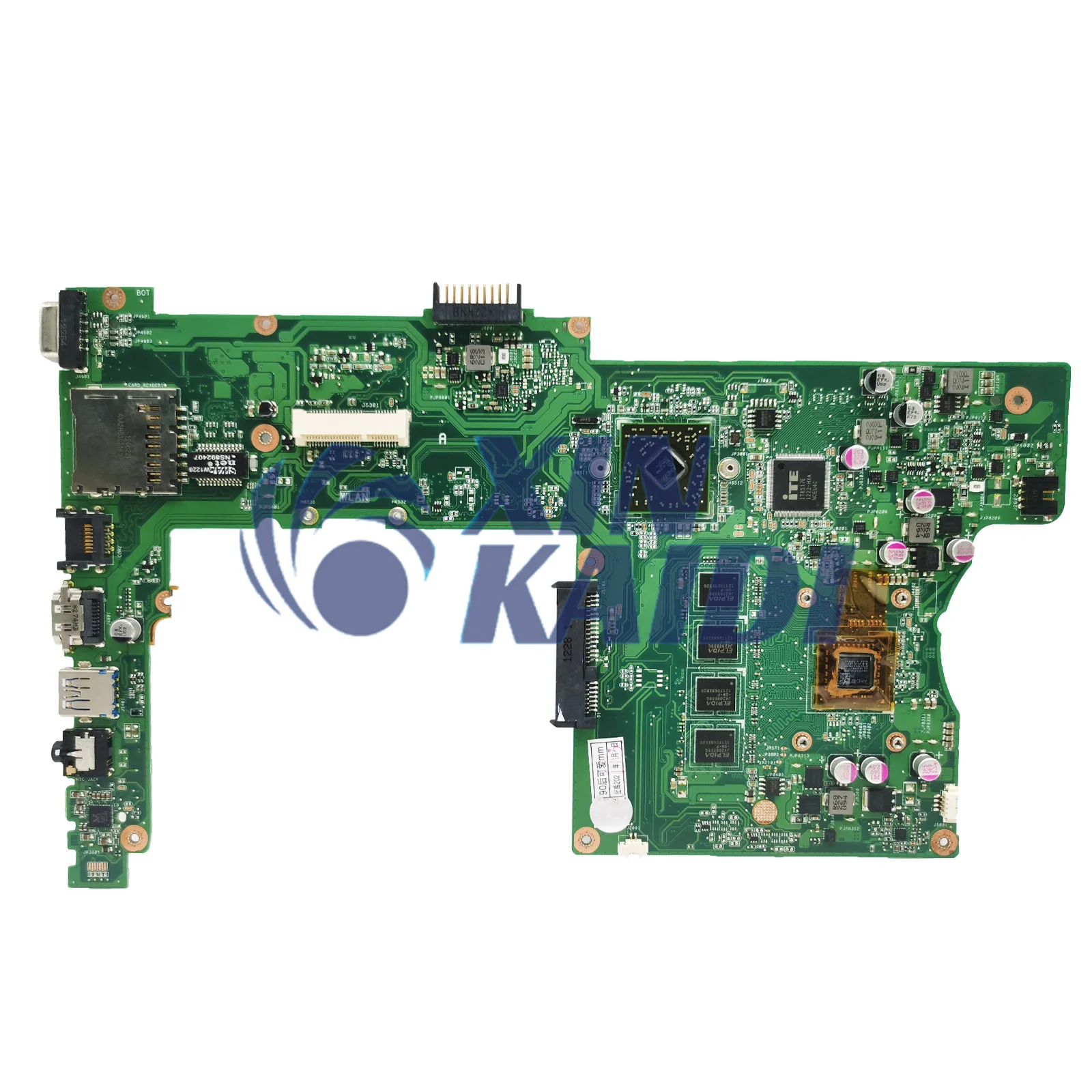 Notebook Mainboard For Asus X401 X401U X501 X501U Laptop Motherboard With C60 E350 E450 E2-1800 CPU 2G 4G-RAM Systemboard