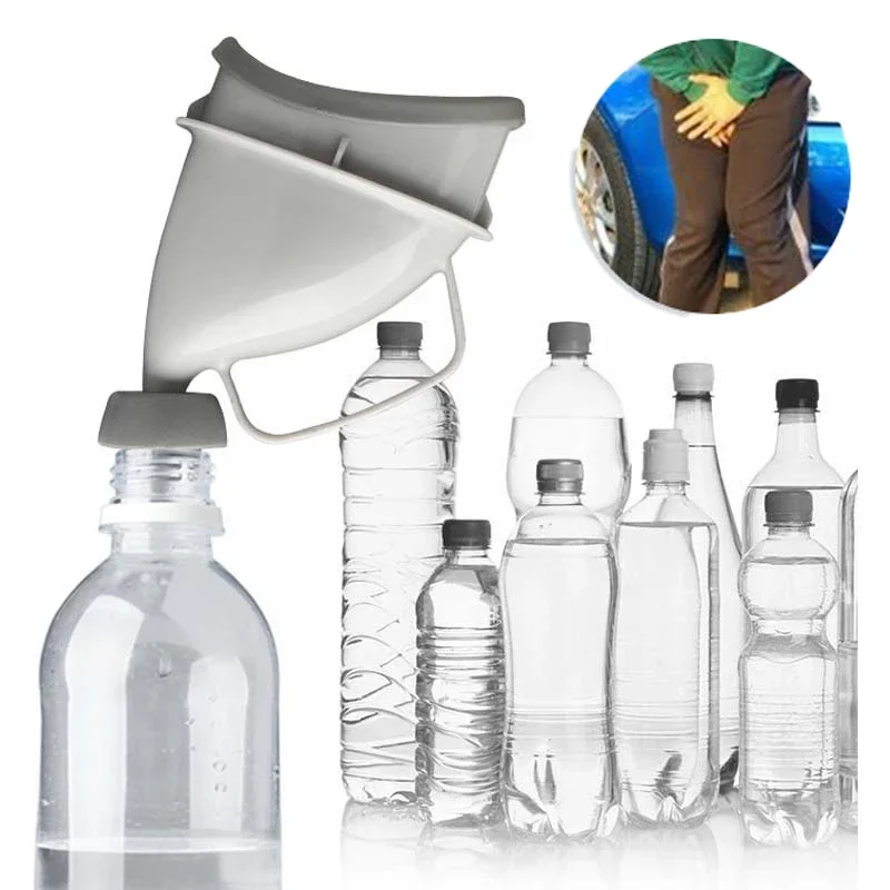 Adult Urinal Emergency Portable Unisex Men Women Urinal Pee Funnel for Outdoor Travel Outdoor Urinal Pee Funnel Stand Pee Funnel