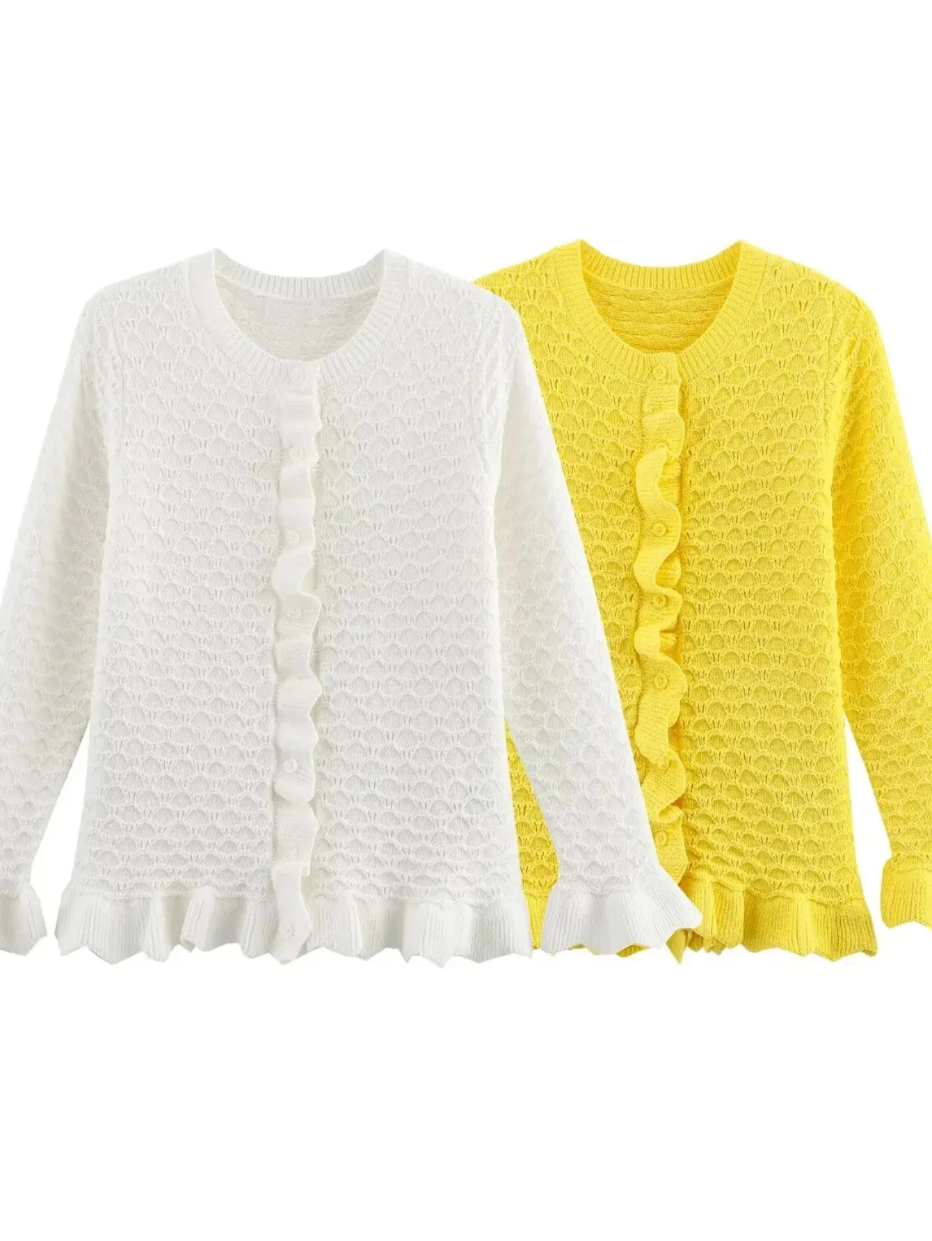 

Sweet And Soft French Style Knitted Jacket New Arrival for Women Layered Decoration