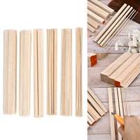 2-15mm Balsa Wood DIY Wooden Strip Craft Square Light Wood Handcrafted Logs Soft Wood Easy To Cut Architectural Model