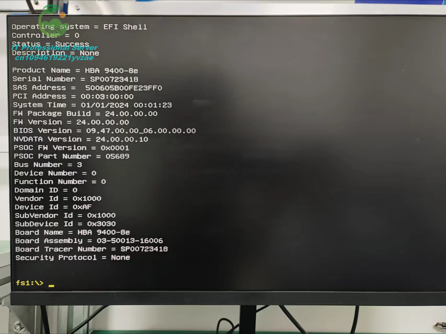 LSI 9400-8e FW P24 IT Mode HBA 8P 12G SAS/SATA/NVMe PCIe3.0 X8 External for Server JBOD Storage