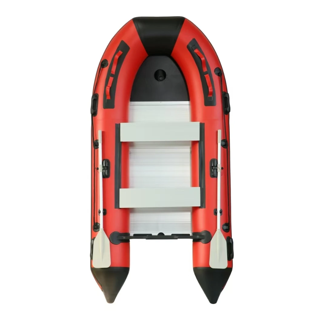 

Aluminum Floor 3.0m Inflatable Kayak With Eco-Friendly PVC Tarpaulin Hull Material Eco-friendly Materials