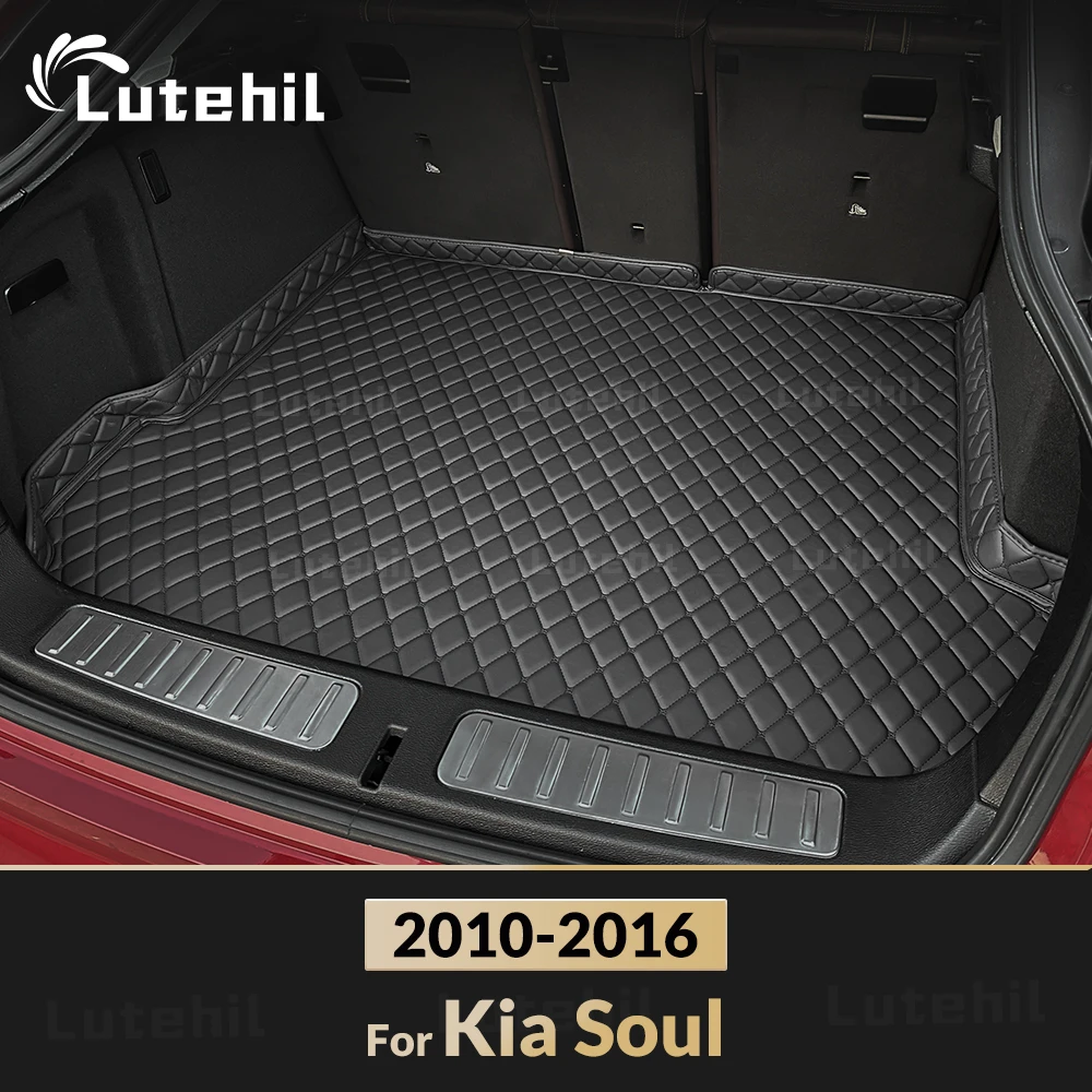 

Lutehil Car Trunk Mat For Kia Soul 2010 2011 2012 2013 2014 2015 2016 Custom Car Accessories Auto Interior Decoration