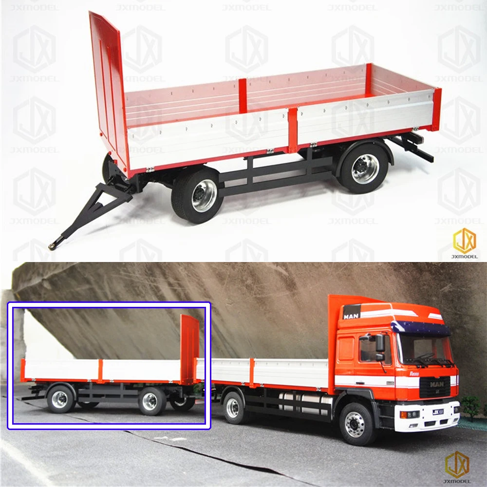 

JX Model 1/14 Metal Full Trailer Kit for Tamiya F2000 1/14 RC Truck Model Toy or DIY RC Truck Parts