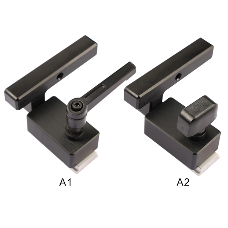 ميتري T المسار وقف جهاز ميتري المسار سدادة مقبض معدني النجارة المحدد ميتري T فتحة وقف جهاز لانزلاق شلال #1