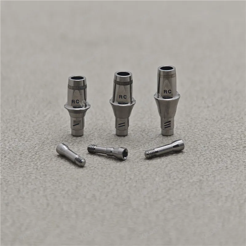 10Sets  Dental Cementable Abutment For Straumann ITI NC RC Cement-Retained Restoration Components Dental Clinic Supplies