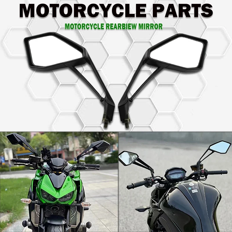

Motorcycle Accessories Black Pair Rear View Mirrors New For Kawasaki Z1000 Z 1000 z1000 2014-2021 2015 2016 2017 2018 2019 2020