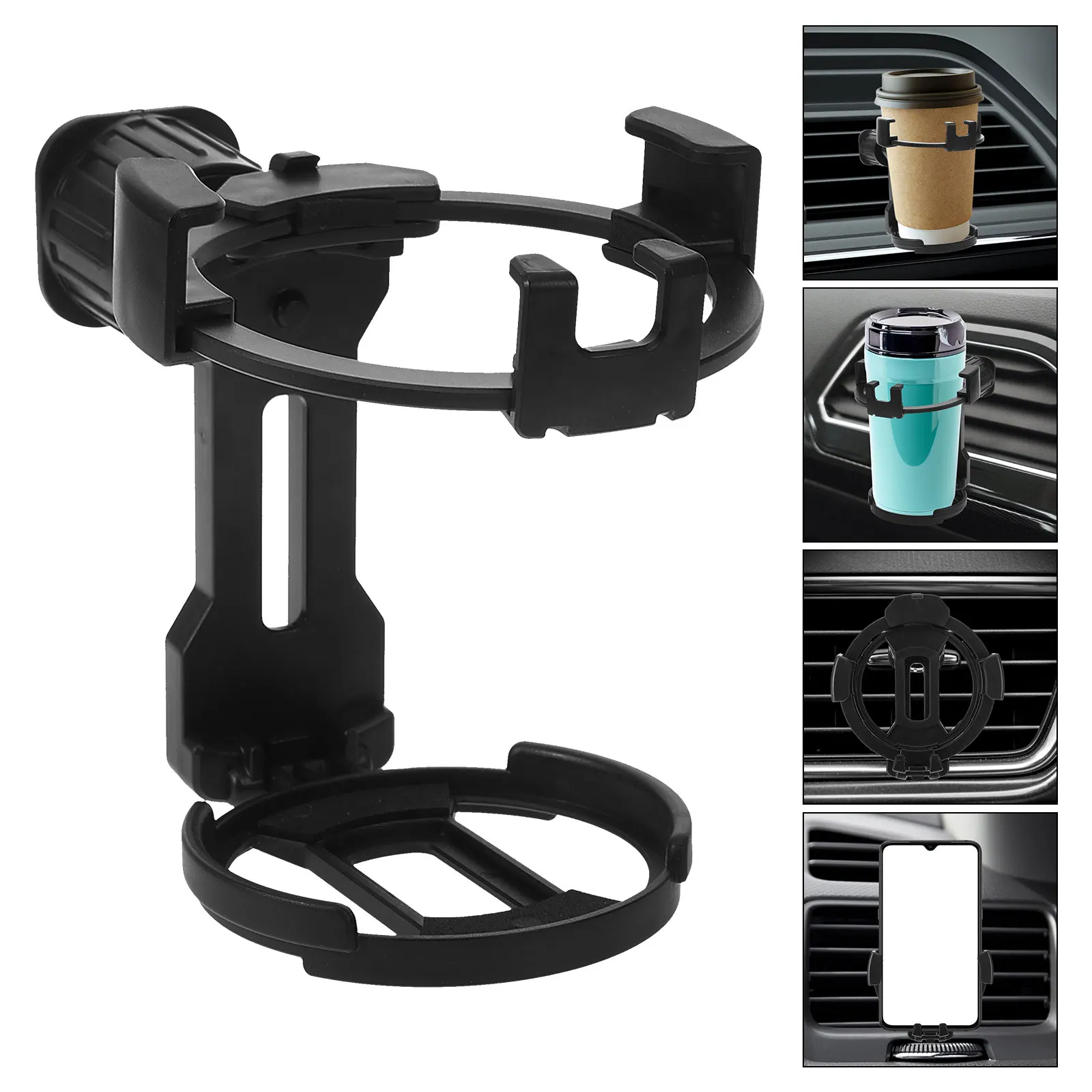 

Foldable Automotive Vent Water Bottle Compact Mount Vehicles Durable Adjustable Universal Fit For Air Outlet Cup For Car