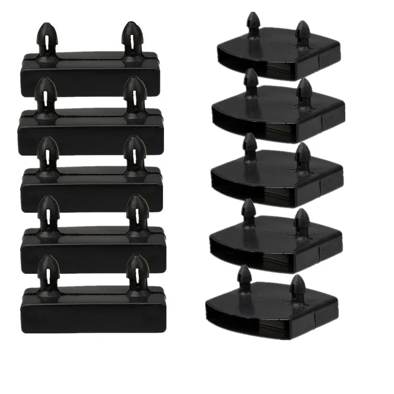 20/50pcs Plastic Slat End Caps Bed Slat Centre Caps Holders Replacement Black Single/Double Caps for Holding Bed Furniture Frame