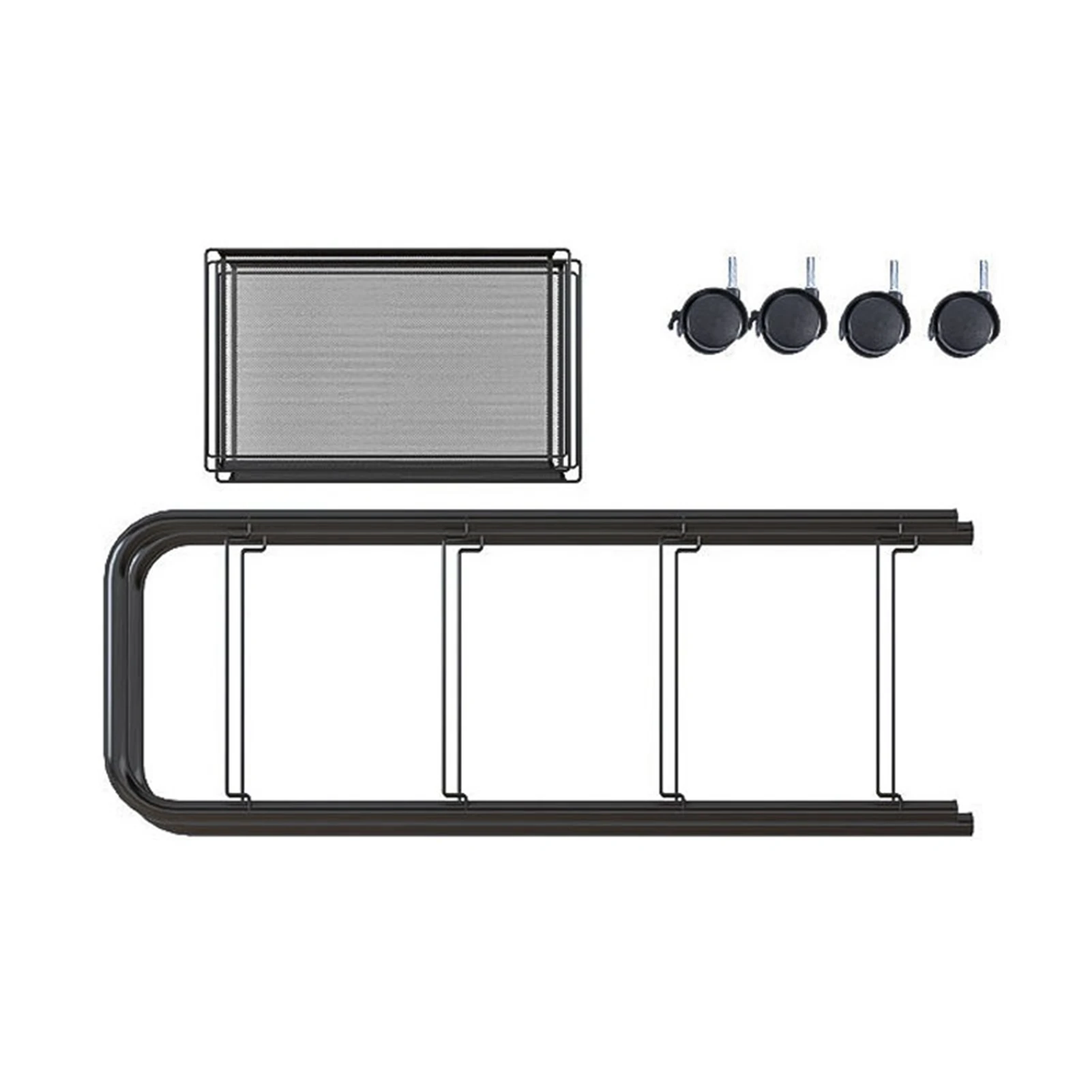 Rolling Storage Cart Layered Storage Shelves Multi Functional Movable Snack Vegetable Baskets Kitchen Shelves