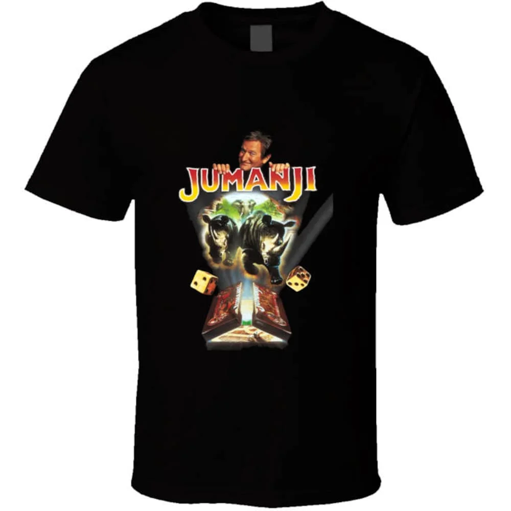 Jumanji Robin Williams Retro Adventure Movie T Shirt