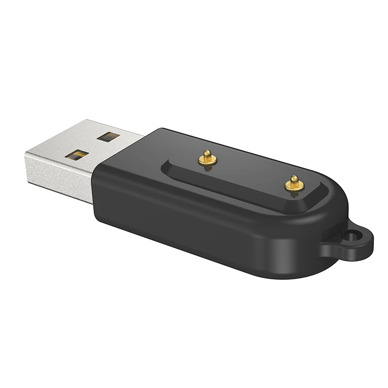 Kompatibel untuk Samsung Galaxy Fit 3 pengisi daya USB magnetik USB A Dok pengisi daya pengganti untuk Galaxy Fit3 jam tangan pintar