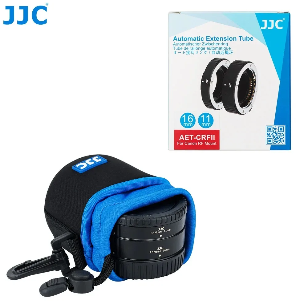 JJC RF Mount Auto Focus Macro Extension Tube Ring Set для Canon R50 R7 R8 R5 R6 R10 EOS R RP R3 R6 Mark II R100 RF Mount Len