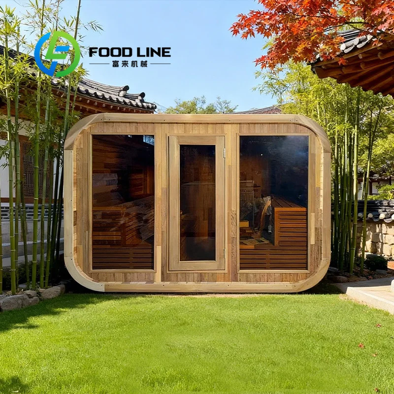 

Family Outdoor Sauna Room Safe Heating Structure Closed Air Circulation Design For Adult And Family Daily Health Leisure Use