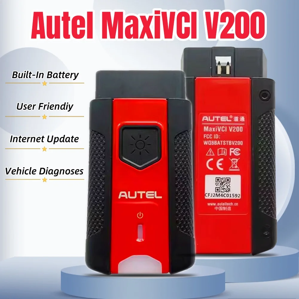 yZ[zAutel MaxiVCI V200 BluetoothC^[tF[X OBD2 ff^ubgMS906Pro TS ITS600K KM100 BT609 BT608 ITS600 DoIP CanFDΉ