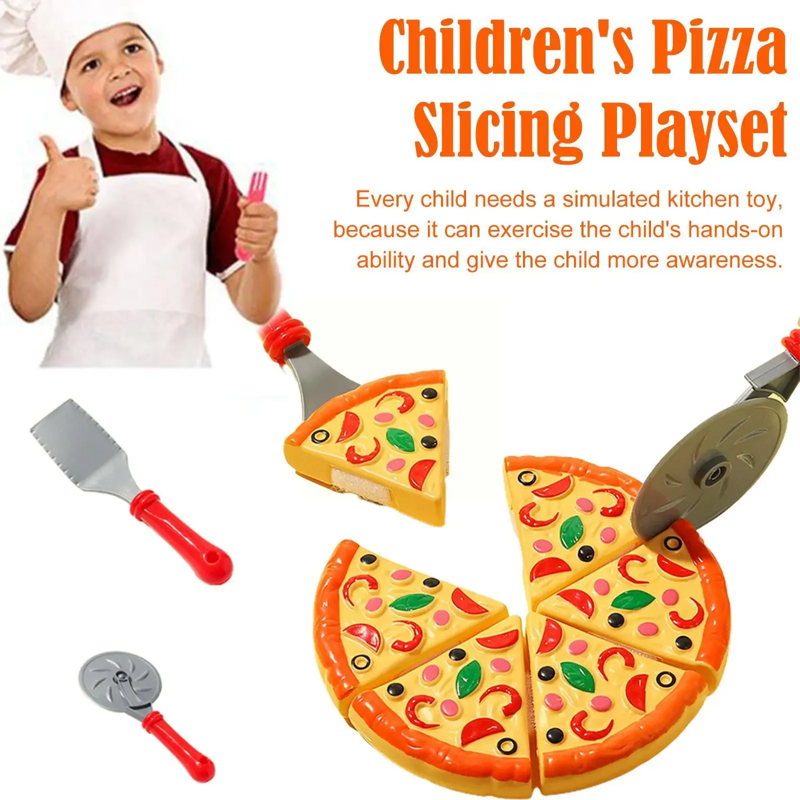 Neue Kinder Pizza Schneiden Spielzeug Simulation Kunststoff Pizza Essecke Kind Spielzeug Küche so tun, als spielen Essen Kochen Küche Spielzeug für Kinder