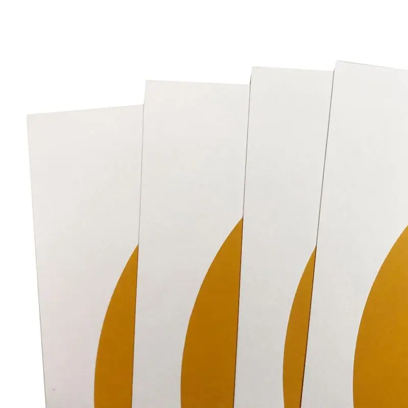 J1UL1N Pre-Mounted Soft Shikishi Decorative Card With Round Raw Xuan-Paper Chinese Shikishi Rice Paper For Chinese Calligraphy