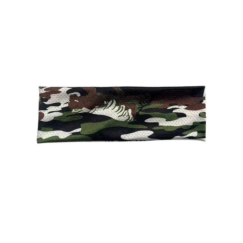 Camouflaged Ice Headbands for Man New Cool Elastic Hairband Sports Running Headband Headwear Male Hair Band Hair Accessories