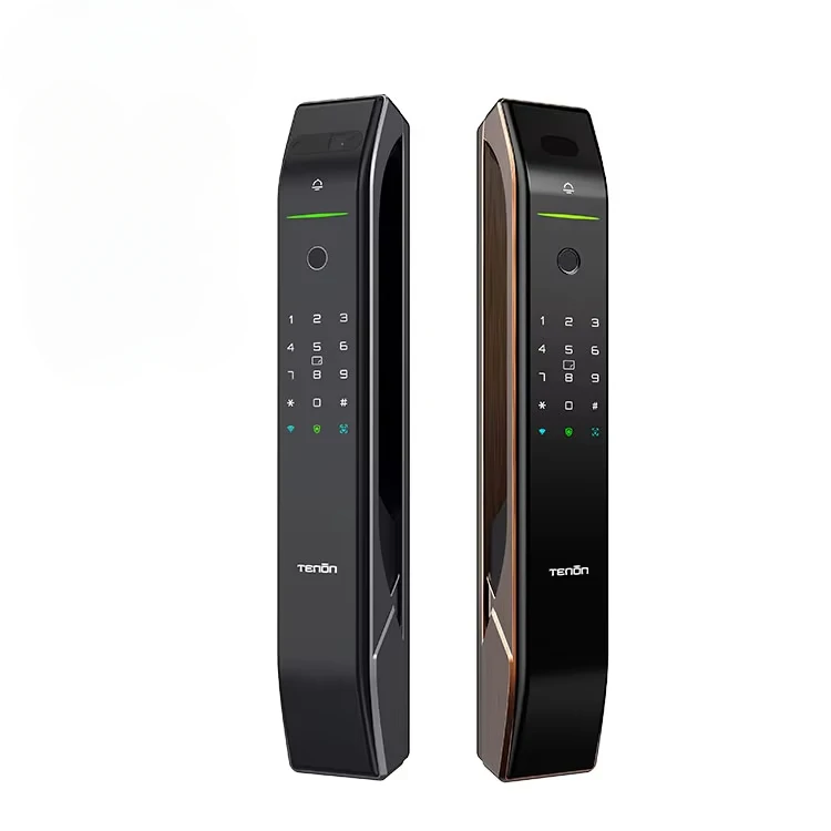 High Quality Wifi Fingerprint 3D Face Smart Lock Digital Electronic Biometric Smart Lock Door Push and Pull