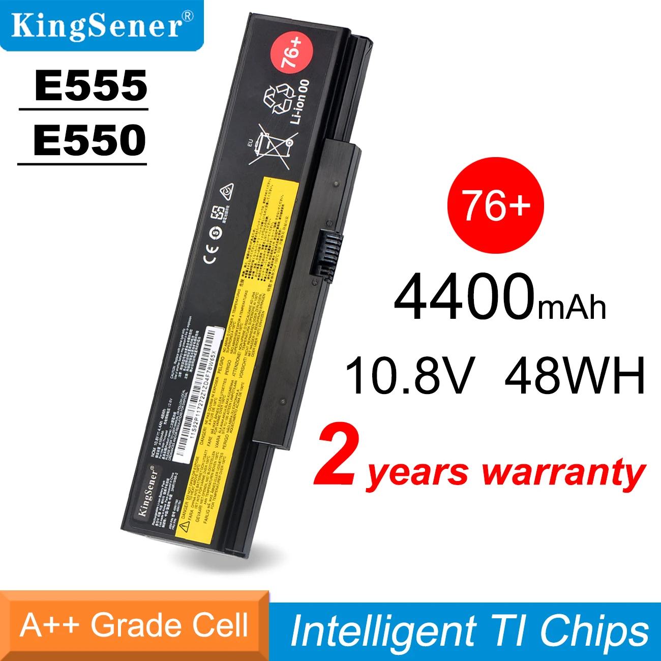 KingSener Laptop Battery For Lenovo ThinkPad E555 E550 E550C E560 E565C 45N1759 45N1758 45N1760 45N1761 45N1762 45N17 48WH