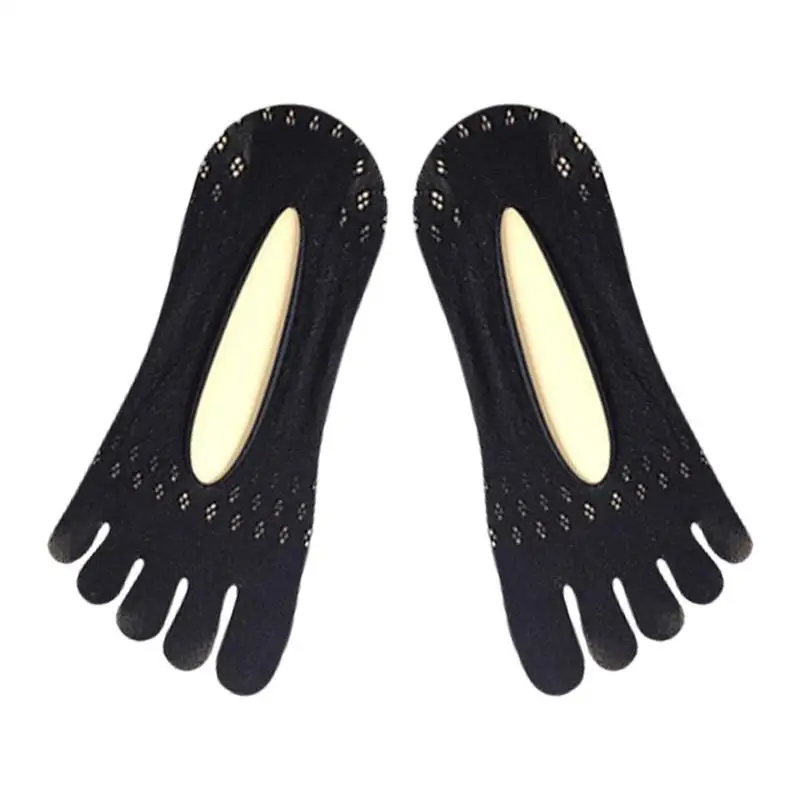 Ayak ayırıcı çorap kaymaz jel Tab ile beş ayak çorap nefes sıkı emici ayak parmakları ter ortopedik sıkıştırma yumuşak