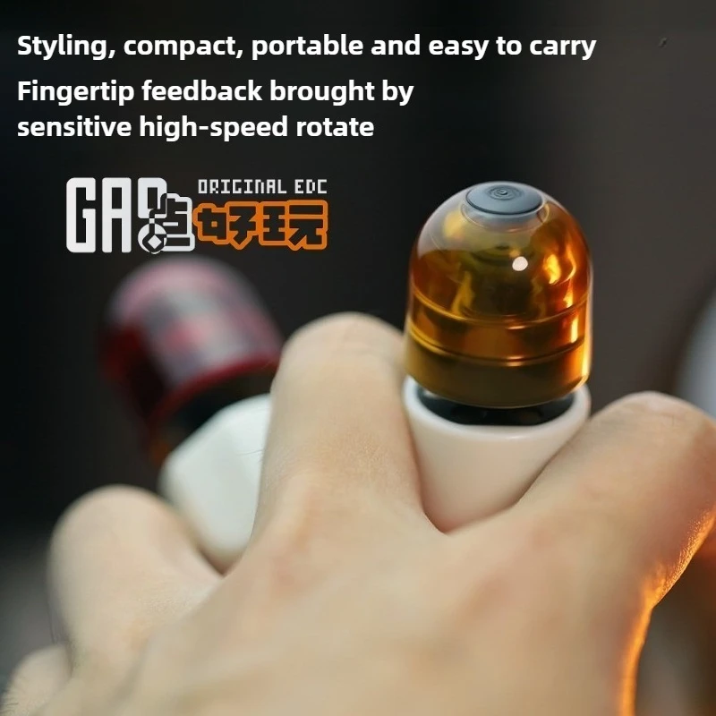 GAO EDC Magnetic Capsule Magnetic Suspension Push Egg Fingertip Gyroscope Decompression Desktop Toy Gift