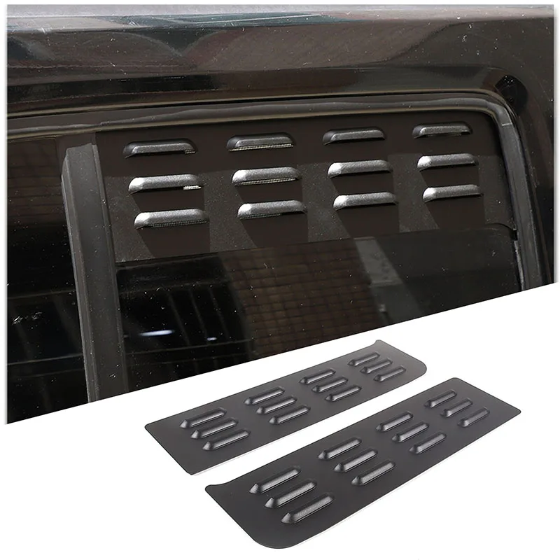 For Hummer H3 2005-2009 Aluminum Alloy Car Rear Side Window Ventilation Panel Decoration Modification Accessories