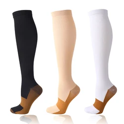 Compression Stockings Men Women Fit For Football Running Sports Socks Nurses Varicose Veins Edema Blood Circulation 20-30mmgh