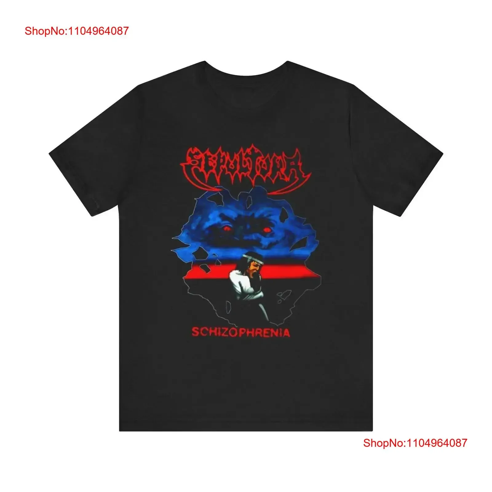 

Sepultra Schizophrenia Heavy Metal Band T Shirt 5 Merch vintage Washed Breathable Comfortable designer clothes Casual