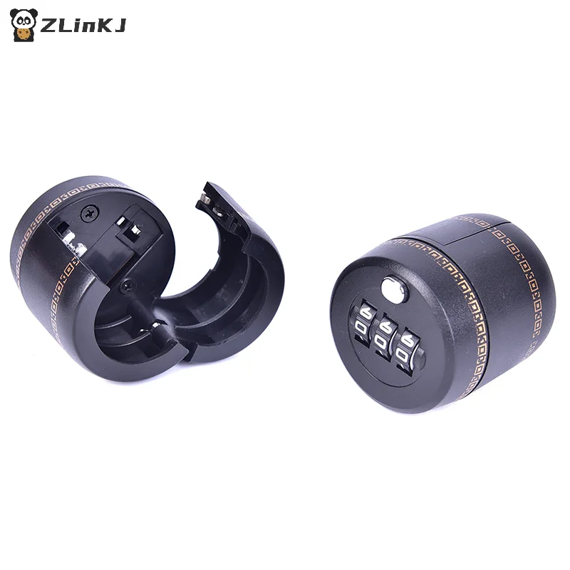 ▶1/2Pcs Plastic Bottle Password Lock Combination Lock Wine Liquor Bottle Stopper Vacuum Plug Device Preservation