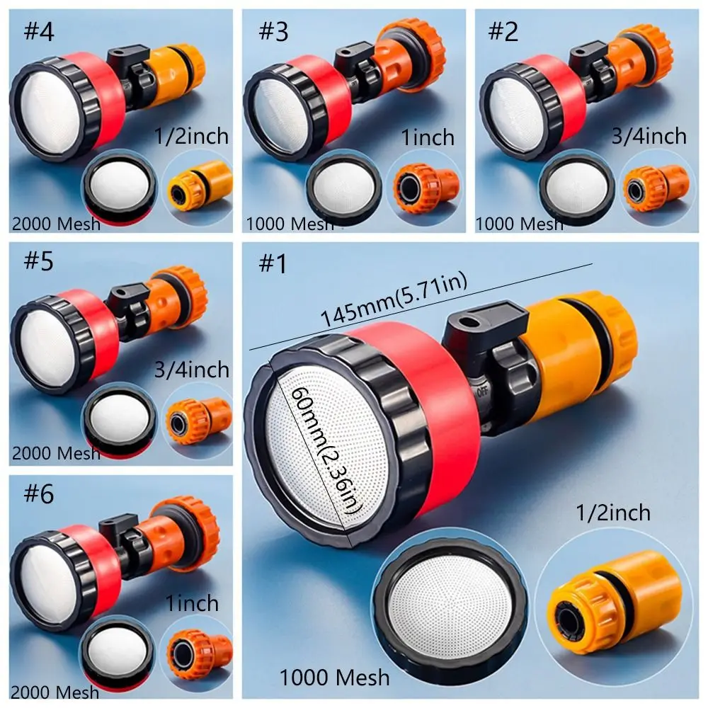 1000/2000 شبكة حديقة الرش رؤساء دائم البلاستيك سقي الرش العالمي الرش البخاخ الزراعة #6