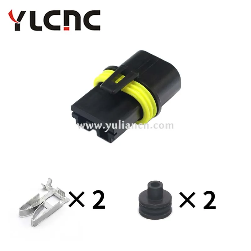 YLCNC factory direct sales 1Pcs 2Pin Automotive Electric Fan Resistor Connector Wiring Harness Plug For Renault 10717422