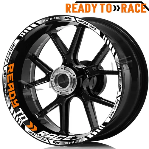 Para KTM Duke 390/690/790/890/1290 llanta de motocicleta pegatina de raya calcomanía reflectante cinta de 17 pulgadas accesorios impermeables