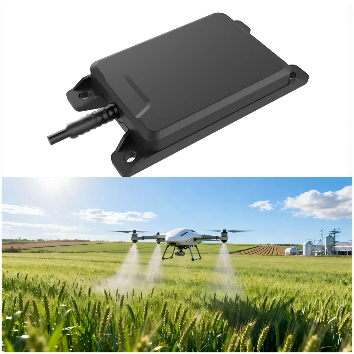 Radar Millimeter Wave Distance Sensor 24GHz FMCW Bracket Mounted 1000m Detection Range