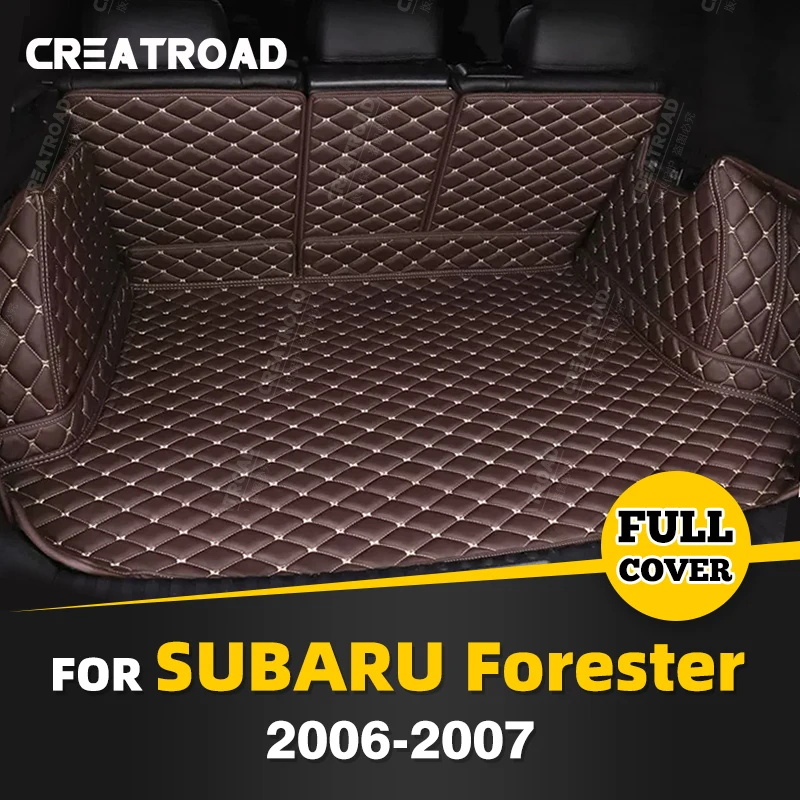 

Автомобильный коврик для багажника с полным покрытием для SUBARU FORESTER SUV 2006 2007, защитная накладка для багажника автомобиля, аксессуары для защиты салона автомобиля