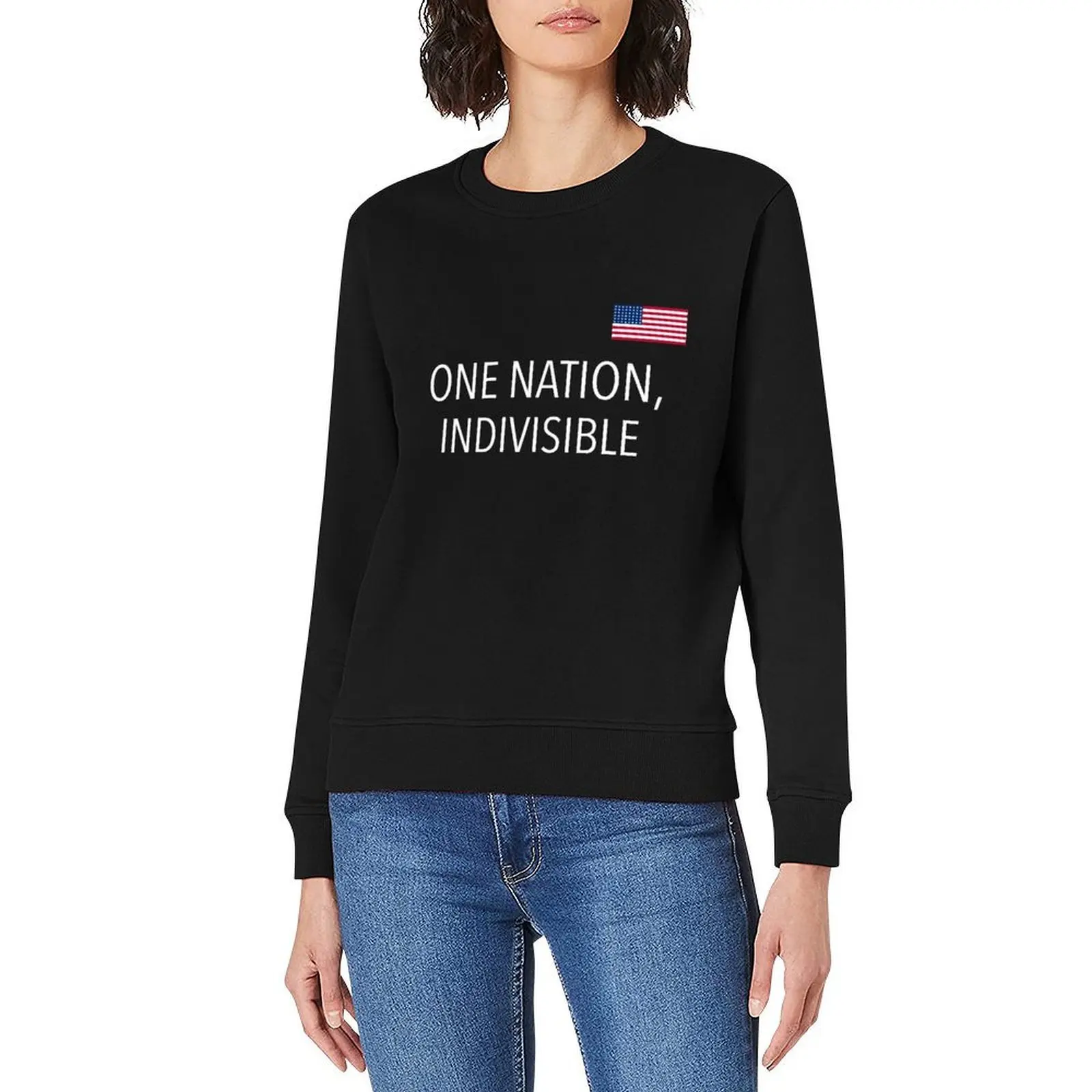 One Nation، بلوفر فردي، ملابس الخريف، ملابس الرسوم المتحركة، ملابس النمط الكوري، ملابس رياضية، سويت شيرت