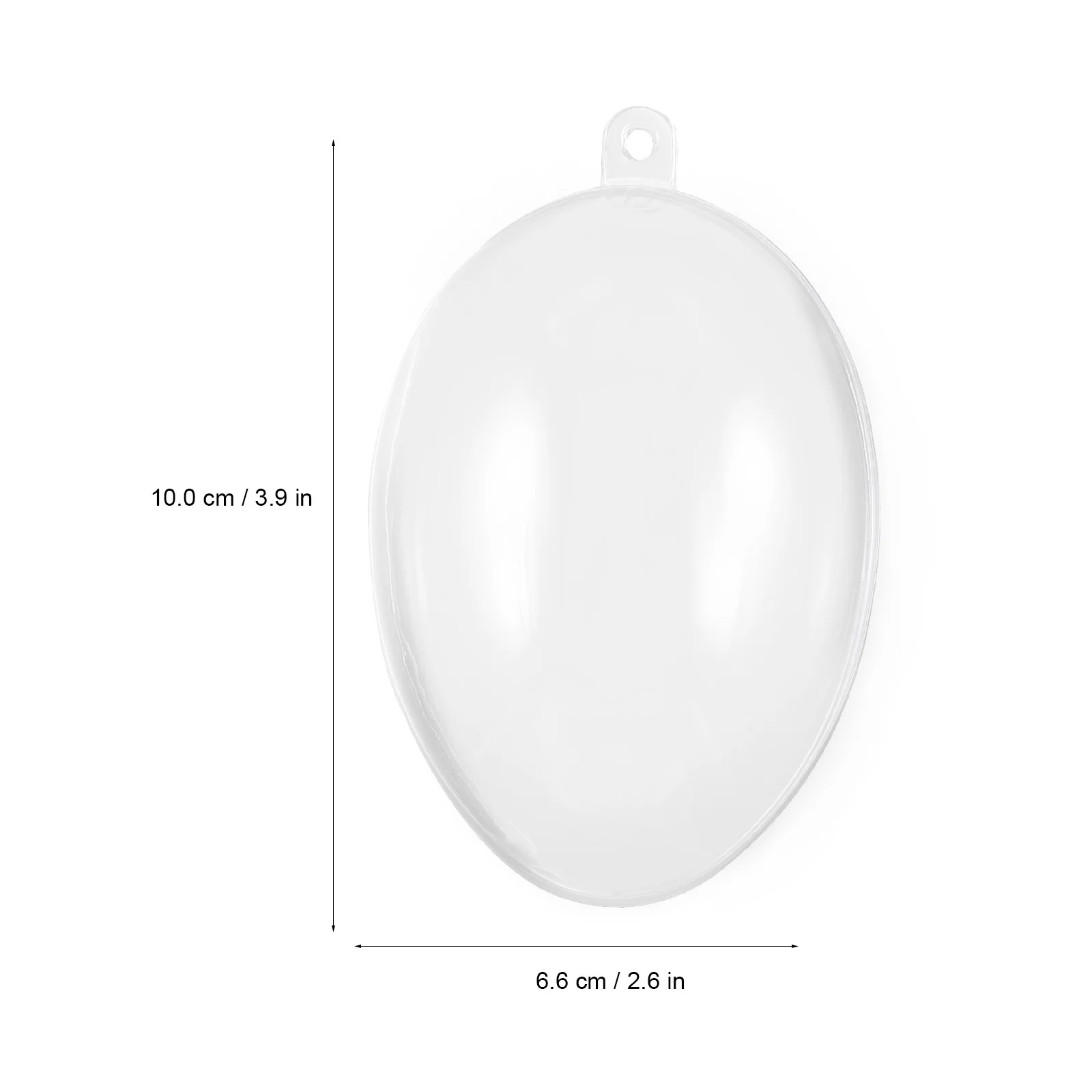 

Fillable Baubles Clear Egg Shape Transparent Hanging Balls Craft Decorations Festive Ornaments For Tree Window Balcony