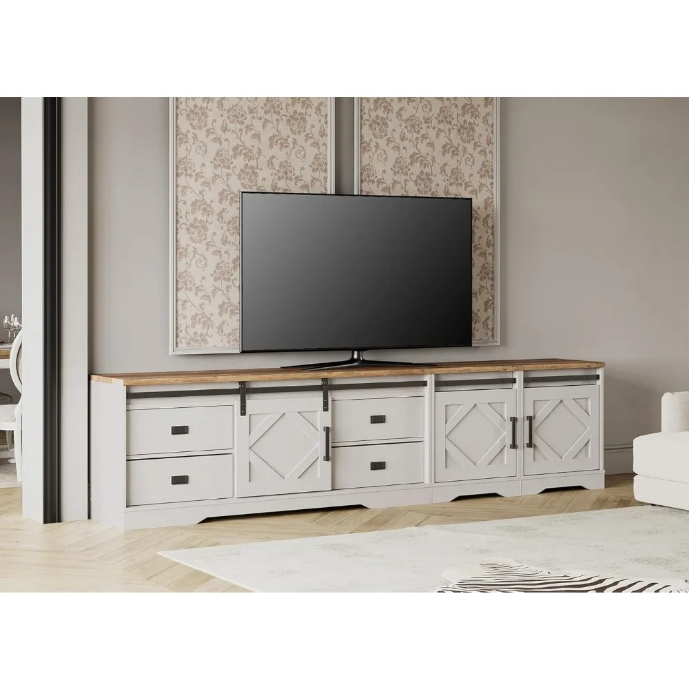 Farmhouse TV Stand for up to 110