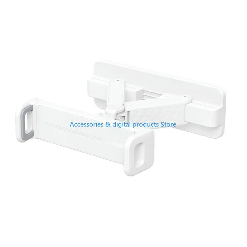 77JD Removable Adhesive Back Tablet Wall Mount Holder For Kitchen Bedroom Office for
